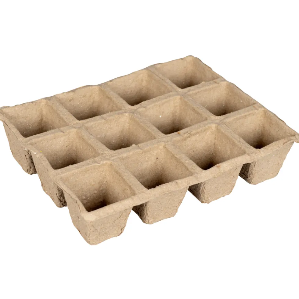 Anzuchttöpfe 2 Stück, mit je 12 Fächern, Papier