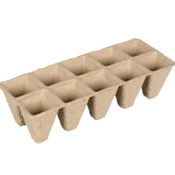 Anzuchttöpfe 10 Stück, mit je 10 Fächern, Papier