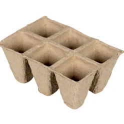 Anzuchttöpfe 4 Stück, mit je 6 Fächern, Papier