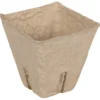 Anzuchttöpfe 6 x 6 cm quadratisch, 20 Stück, Papier