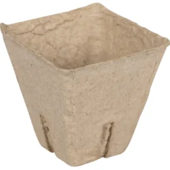 Anzuchttöpfe 6 x 6 cm quadratisch, 20 Stück, Papier