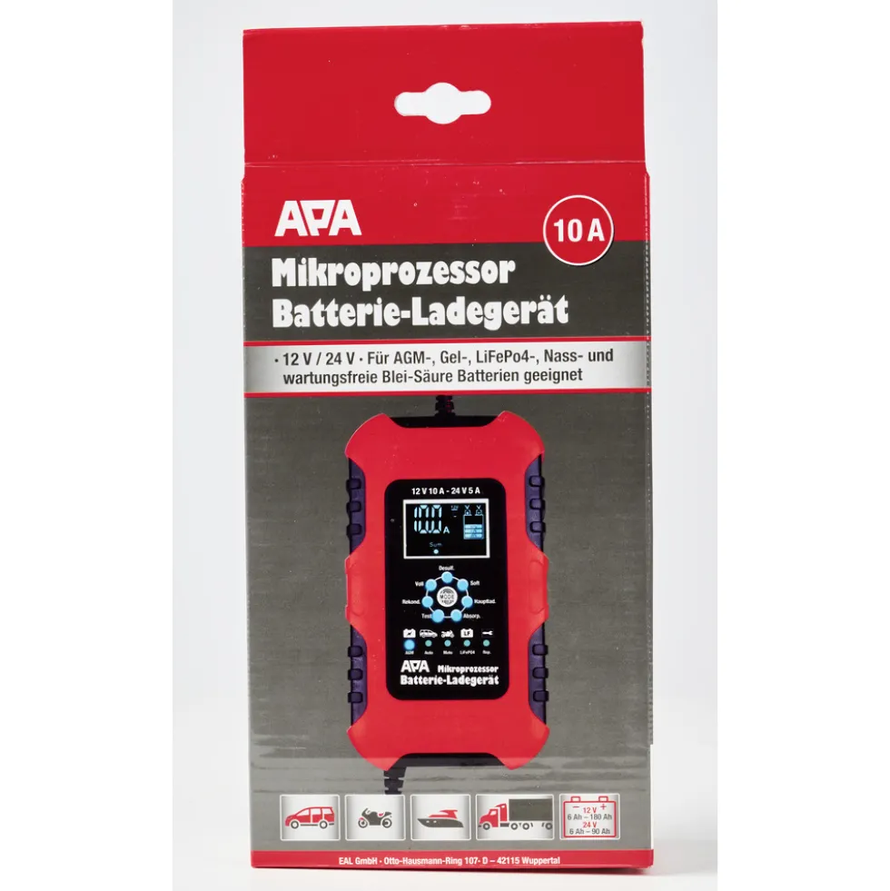 APA Batterieladegerät 7-stufig 12/24V 10A