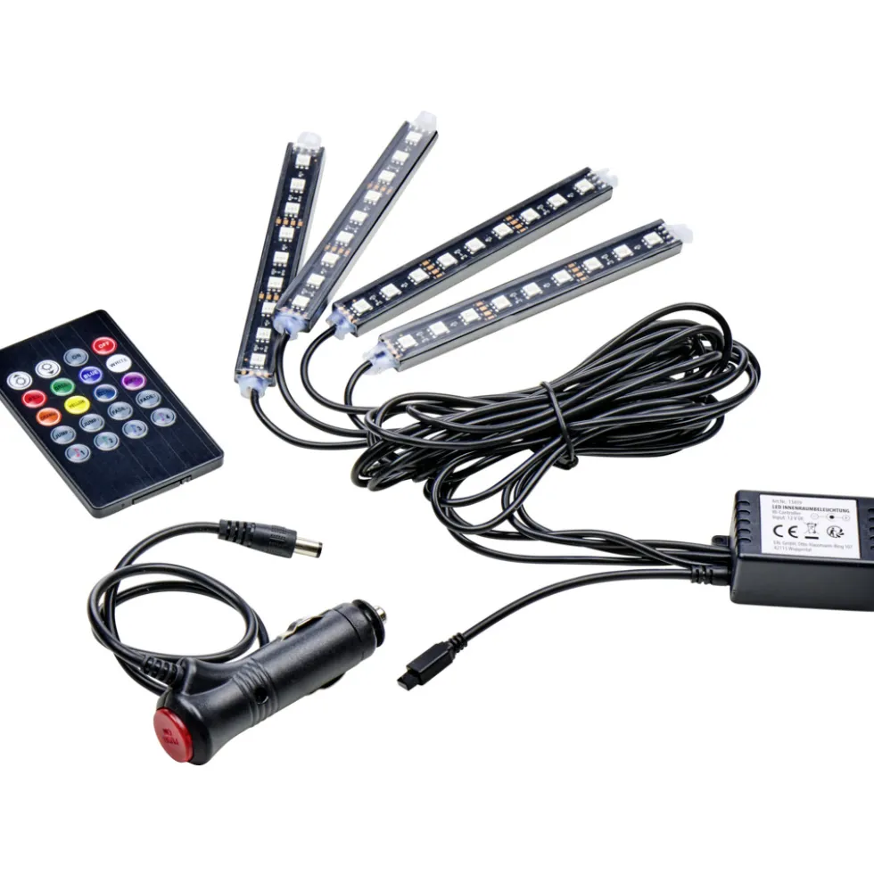 APA Kfz LED-Innenraumbeleuchtung Farbwechsel 12V