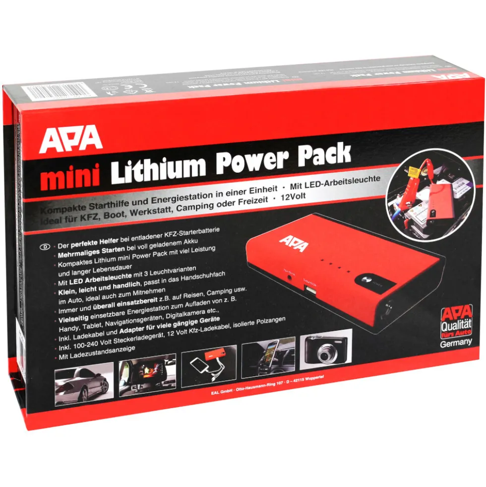 APA Mini-Lithium-Powerpack 11.000 mAh