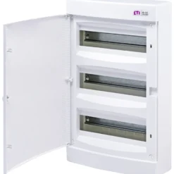 AP-Kleinverteiler mit Tür für 3x12 Module IP40 in Weiß