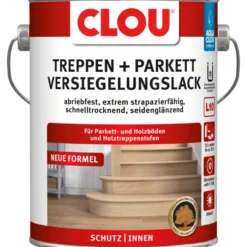 Aqua Clou® Treppen- und Parkettversiegelungslack 2,5 Liter