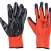 Arbeitshandschuhe-Set Größe 9 5 Paar in Rot-Schwarz