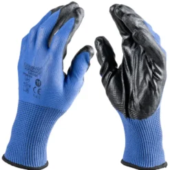 Arbeitshandschuhe-Set Größe 11 5 Paar in Blau