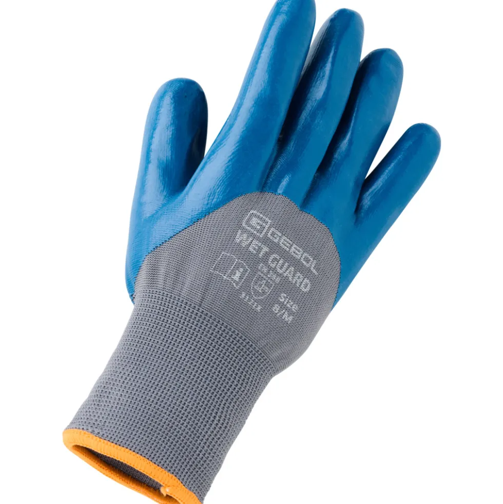Arbeitshandschuh ''Wet Guard" Größe 8 blau