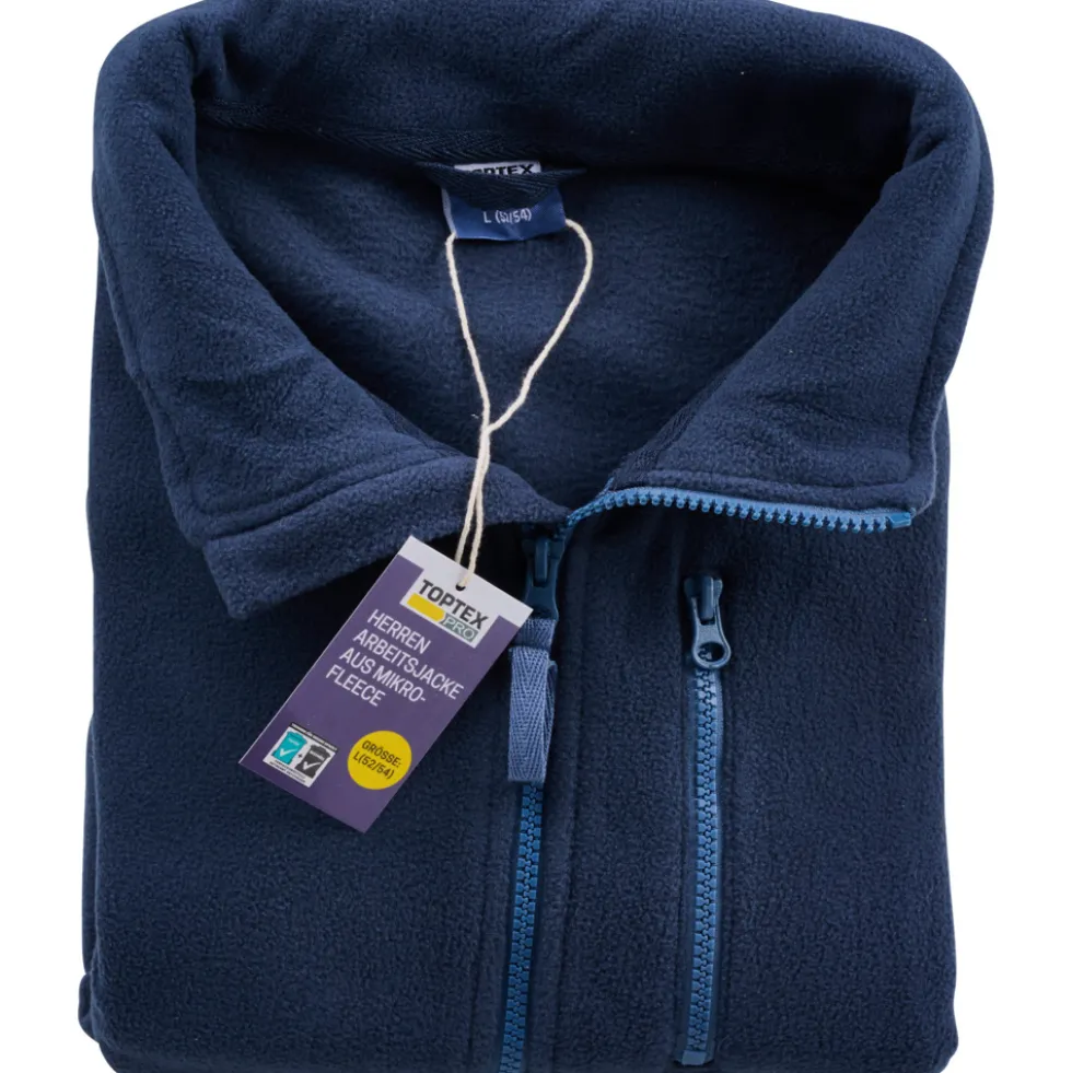 Arbeitsjacke Fleece Herren M - XL, navy oder grau