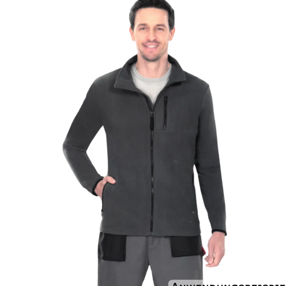 Arbeitsjacke Fleece Herren M - XL, navy oder grau