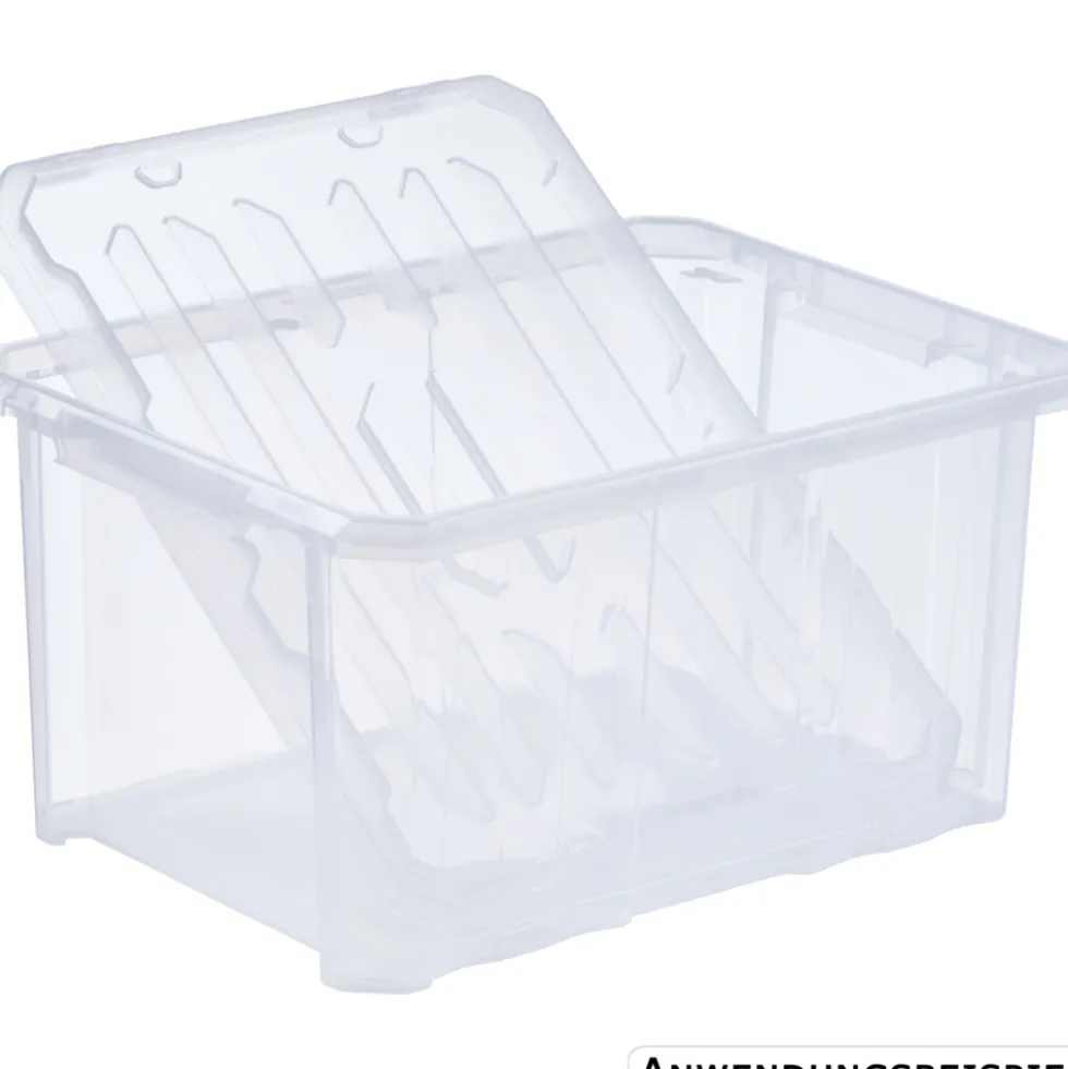 Aufbewahrungsbox 16 Liter, 40 x 30 x 20 cm, transparent