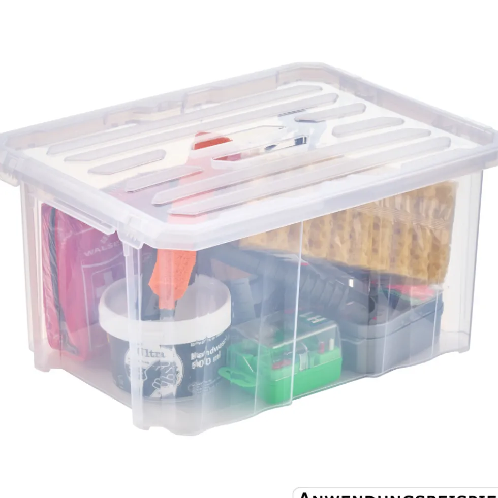 Aufbewahrungsbox 16 Liter, 40 x 30 x 20 cm, transparent