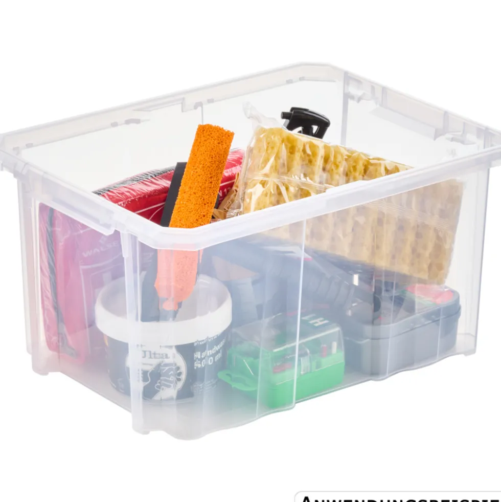 Aufbewahrungsbox 16 Liter, 40 x 30 x 20 cm, transparent