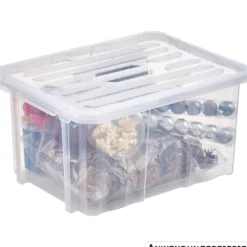 Aufbewahrungsbox 16 Liter, 40 x 30 x 20 cm, transparent