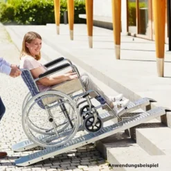 Auffahrrampe, faltbare Laderampe 2er Set