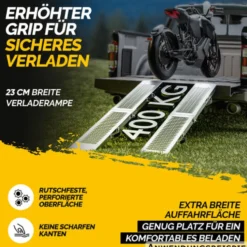 Auffahrrampe klappbar 2er-Set
