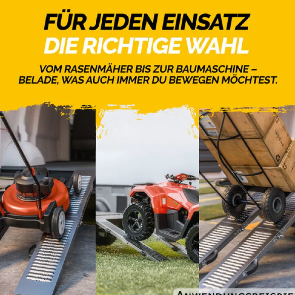 Auffahrrampe klappbar 2er-Set
