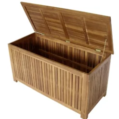 Auflagenbox 117 x 50 cm Akazie geölt
