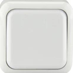 Aufputz Taster Standard weiß, IP20