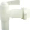 Auslaufhahn für Wassertonne 3/4 Zoll weiß 19 mm