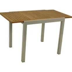 Ausziehtisch 80/120 x 70 cm Akazie