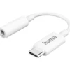 Aux-Adapter USB-C zu 3,5mm Klinke-Buchse, weiß