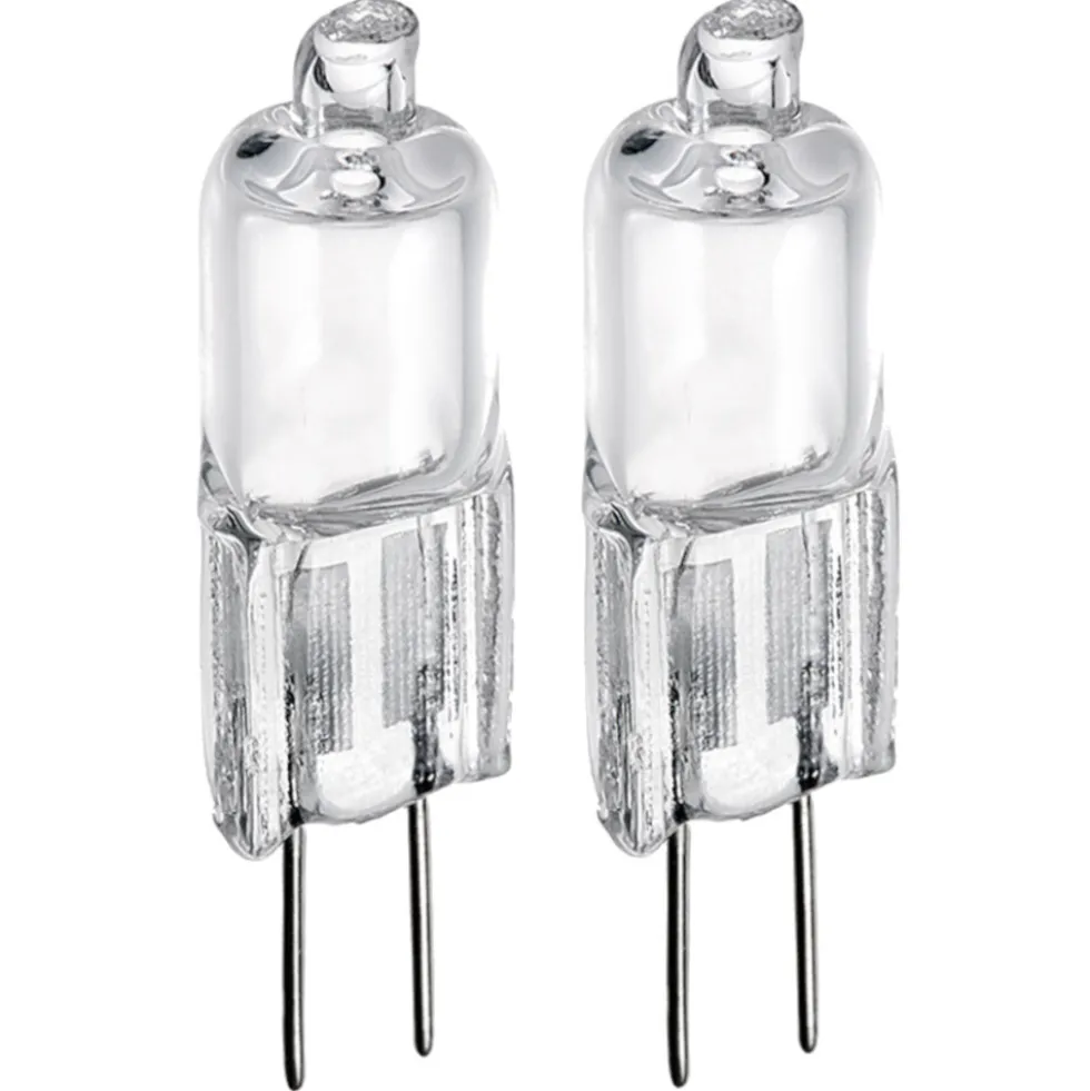 Avalux Halogen Stiftsockellampen 2 Stück 20 Watt mit G4 Sockel