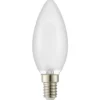 Avalux LED-Filament-Lampe matt 2,5 Watt in Kerzenform mit E14 Sockel