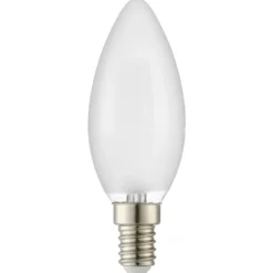 Avalux LED-Filament-Lampe matt 2,5 Watt in Kerzenform mit E14 Sockel