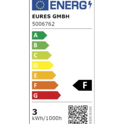 Avalux LED-Filament-Lampe matt 2,5 Watt in Kerzenform mit E14 Sockel