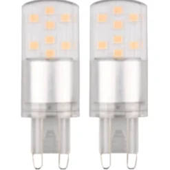 Avalux LED-Stiftsockellampen-Set 2 Stück mit 3,5 Watt und G9 Sockel