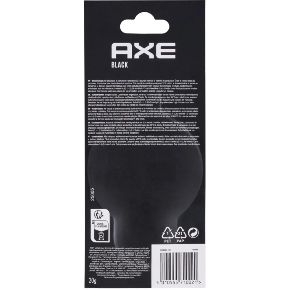 Axe 3D-Lufterfrischer Black