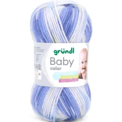 Baby Garn color 50g blau multicolor
