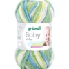 Baby Garn color 50 g grün multicolor