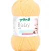 Baby Garn uni 50 g Pastellgelb