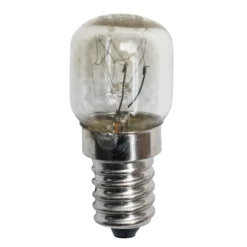 Backofenlampe klar in Tropfenform mit 15 W und E14 Sockel