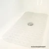Badewanneneinlage 79 x 37 cm aus transparentem Kunststoff