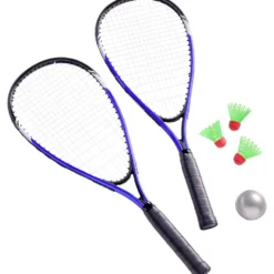 Badminton-Set 7-teilig blau - B-Ware