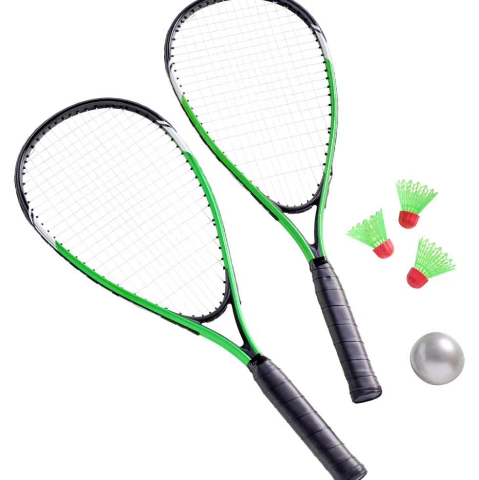 Badminton-Set 7-teilig Grün - B-Ware