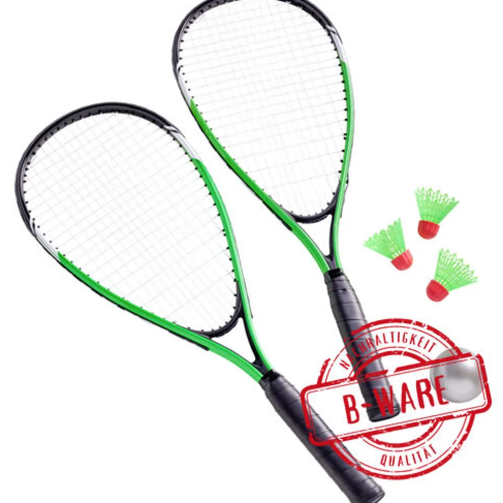 Badminton-Set 7-teilig Grün - B-Ware