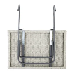 Balkonhängetisch in Rattanoptik 60 x 40 cm