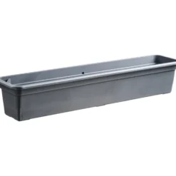 Balkonkasten 79 cm mit Bewässerungseinsatz in anthrazit