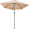 Balkon-Sonnenschirm halbrund 250 x 225 cm