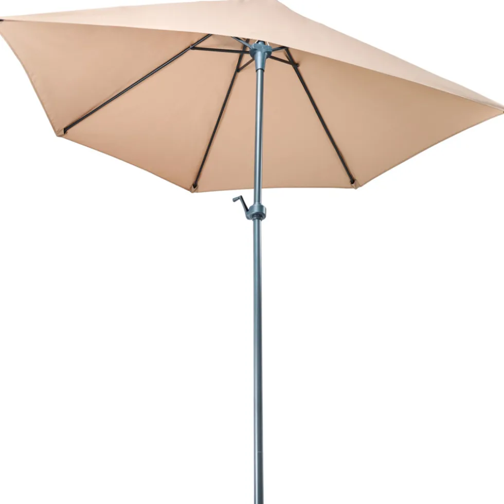 Balkon-Sonnenschirm halbrund 250 x 225 cm