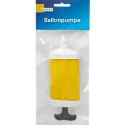 Ballonpumpe 19 x 6 cm farblich sortiert