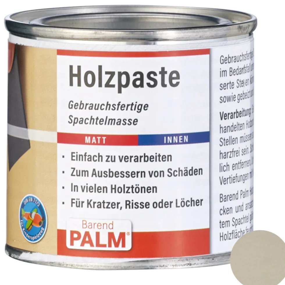 Barend Palm Holzpaste Natur 150 g