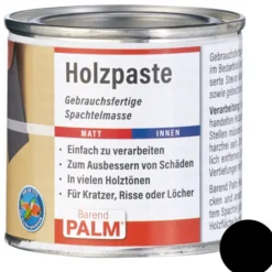 Barend Palm Holzpaste Schwarz 150 g