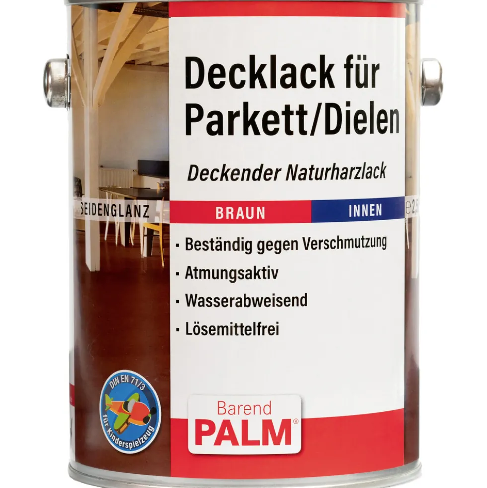 Barend Palm Parkett- und Dielenlack 2,5 l