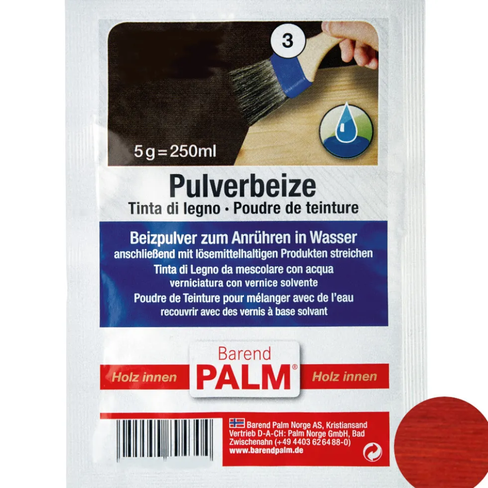 Barend Palm Pulverbeize 5 g Mahagoni